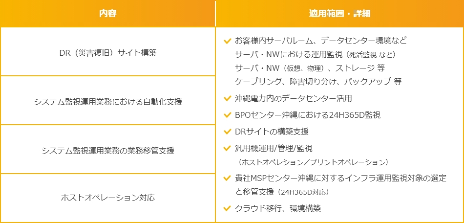 システム運用保守：システムの保守・運用までを トータルに支援 ニーズに即したIT環境を提供