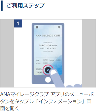 ANA Sky Gotcha!mall ご利用ステップ01