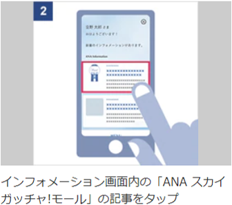 ANA Sky Gotcha!mall ご利用ステップ02