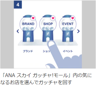 ANA Sky Gotcha!mall ご利用ステップ04