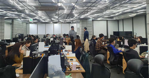 Operations center in the Republic of Korea