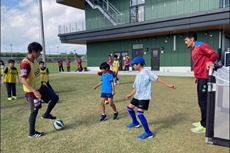 soccer training session inviting players of FC Ryukyu