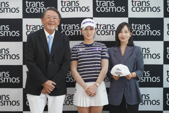スポンサー契約調印式・パク ヒョンギョン選手
