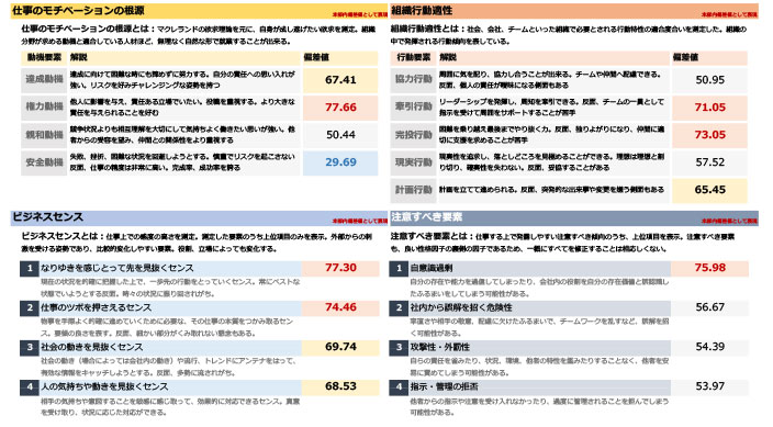 山田常務執行役員のDIパーソナルシート：3ページ目