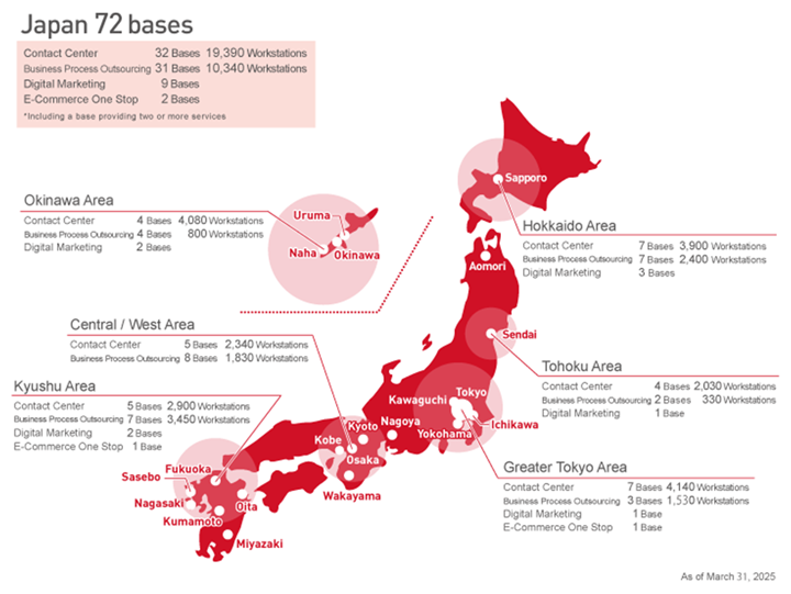 Japan map