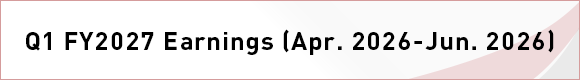 Q1 FY2027 Earnings (Apr. 2026-Jun. 2026)