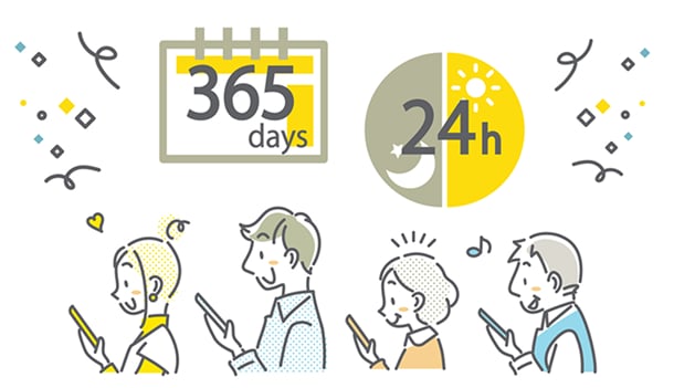 365days 24h