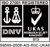 ISO/IEC 27001認証マーク