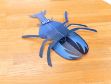 Kiri-Origami Beetle