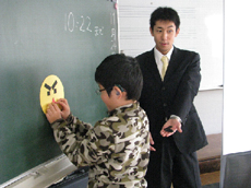 Workshop at Omiya Special-Needs School for the children with hearing impairment