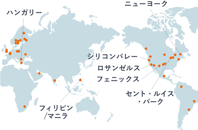 欧米・中南米市場向けサービス