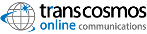 transcosmos online communications ロゴ