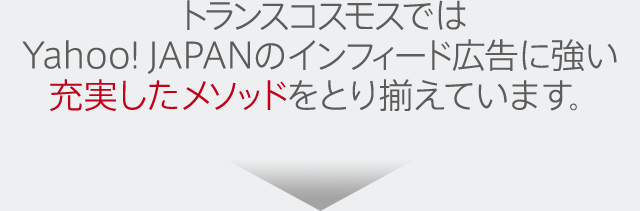 �g�����X�R�X���X�ł�Yahoo�I JAPAN�̃C���t�B�[�h�L���ɋ����[���������\�b�h���Ƃ葵���Ă��܂��B