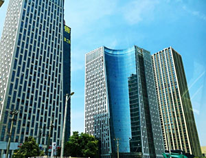 Building where Wuhan Center is located